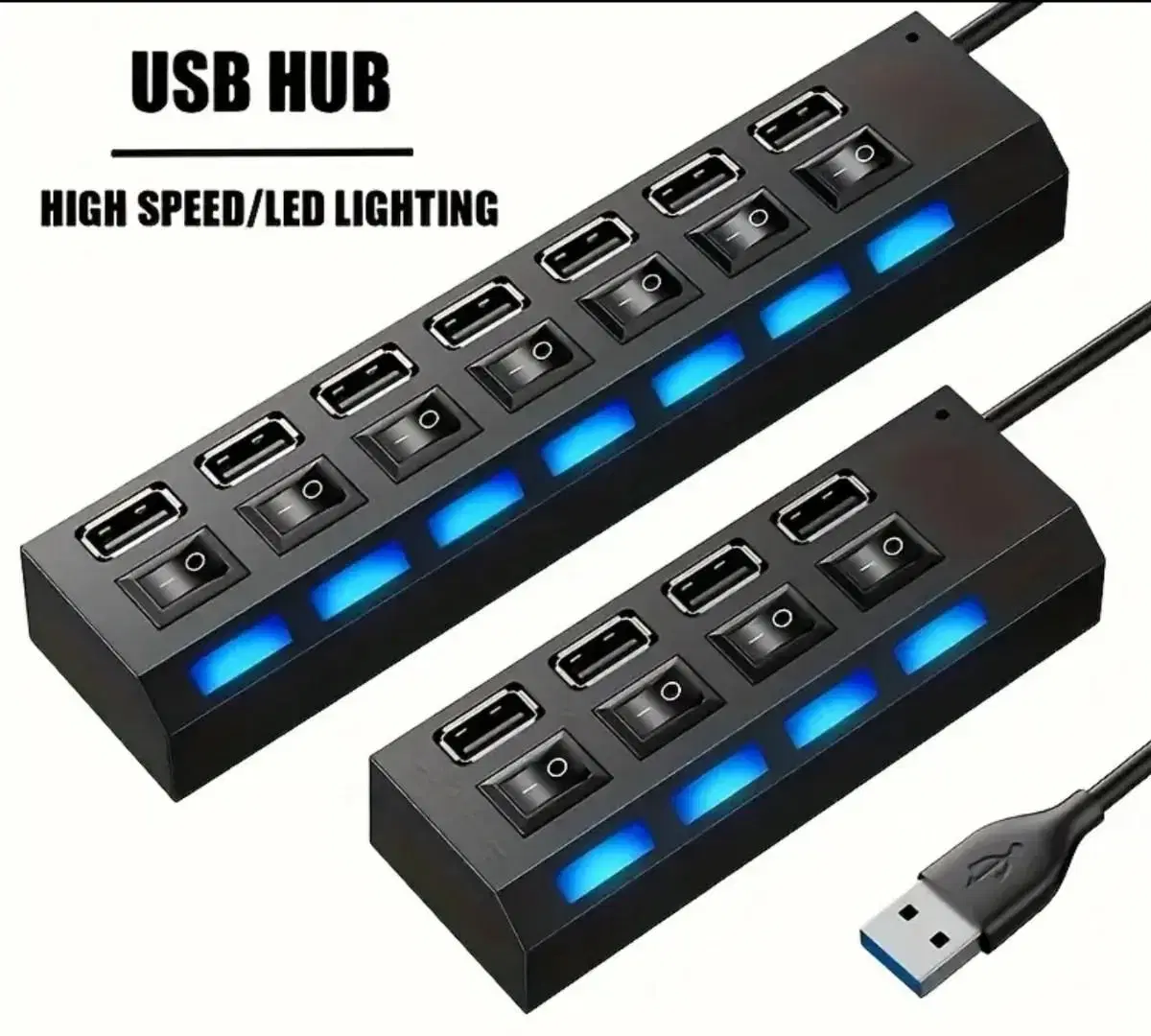 4포트/7포트 usb 커넥터 (새상품)2종택